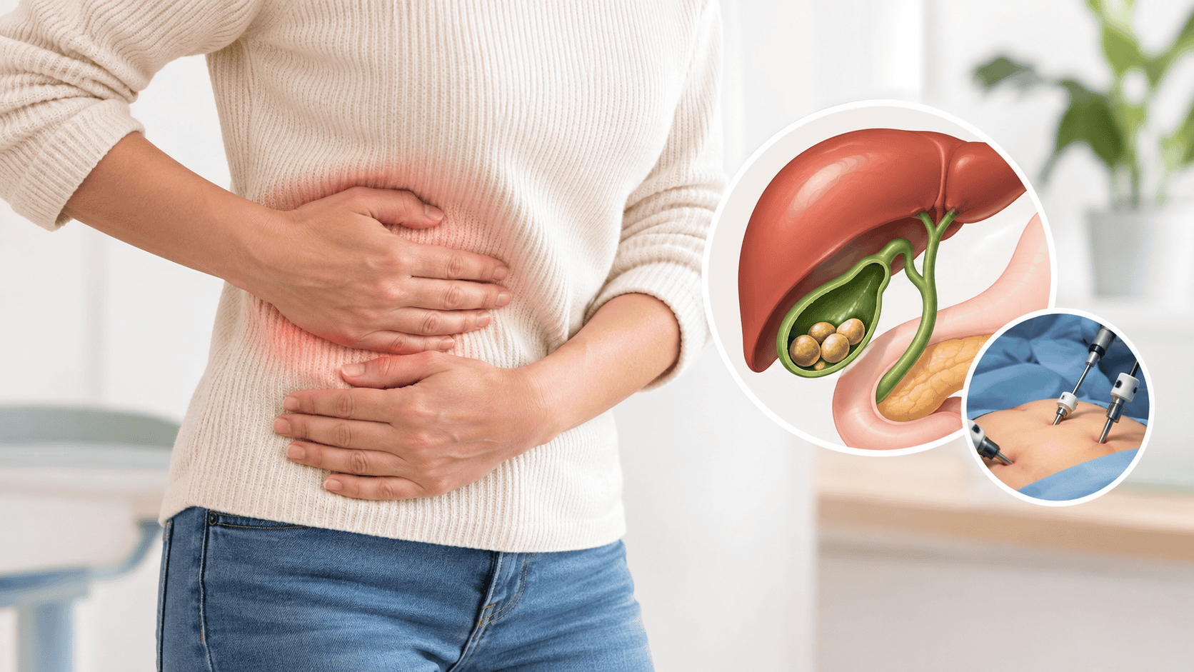 Vesícula biliar y tratamiento colelitiasis Málaga