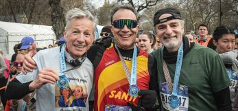 Dr. Santiago Mera, cirujano digestivo de Málaga, participando en la Media Maratón de Nueva York